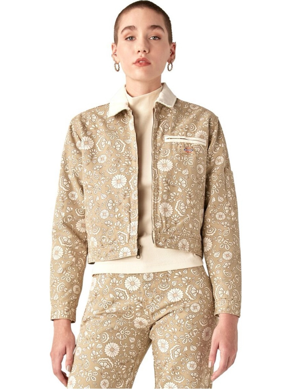 Dickies Ellis Jacket Floral Cropped Jacket